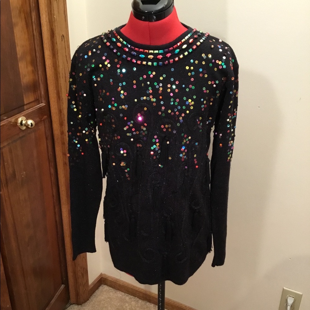 FINAL PRICE--Pronto Gold sweater shirt, S, NWOT